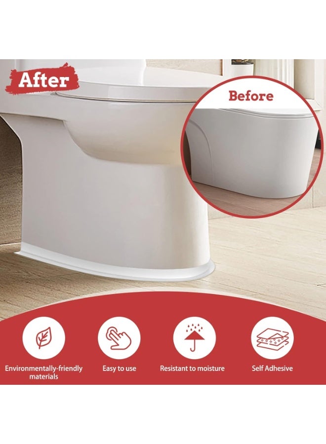 4 Pack Sealing Tape Bathroom Sealing Tape and Spatula, Waterproof Mold Length 320cm Width 38cm) Moisture Resistant High Tack Kitchen Bathroom Sealing Tape Kitchen Sink Bathroom Moisture Resistant Sealing Sticker - Image 2